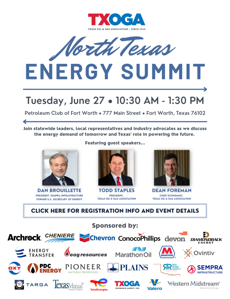 TXOGA North Texas Energy Summit Texas Oil & Gas Association